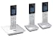 iDECT X5i Triple Dect Designer Single Cordless Telephone with Answer Machine