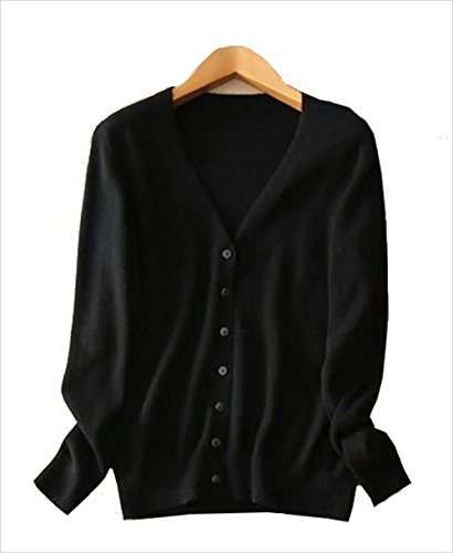 秋冬 あったか カシミヤ 素材 Vネック カーディガン 長袖 小さい 大きい サイズ あります