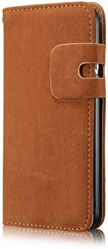iPhone 6 Plus Wallet Case 5.5 inch [Exact Fit] Quality iPhone 6 Plus case LEATHER[LIMITED STOCK] Luxury PU Split iPhone 6 Plus Leather Case[STAND FEATURED] Magnetic Design iPhone 6 Plus Flip Case [Retro Look] iPhone 6 plus Leather Wallet Case[FOLIO CASE] TPU Protective Inner Case iPhone 6 Plus Cover(Light Brown)