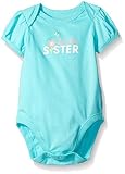 The Children's Place Baby Sister Bodysuit, Sea Frost, 12-18 Months