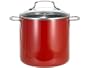 T-Fal 8-qt. Nonstick Simply Delicioso Stockpot, Red.