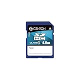 Centon 4 GB SDHC Class 4 Flash Memory Card 4GBSDHC4 (Blue)