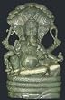 Mangal Murti Lord Ganesha Hindu God Stone Sculpture From India 12"