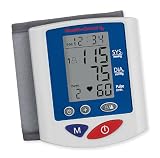Product details for MABIS HealthSmart Digital Blood Pressure Wrist Monitor, White