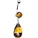 Semi Precious Tiger Eye Stone Teardrop Belly Ring