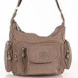 Produkt-Bild: Bag Street Umh&auml;ngetasche Bodybag Nylon + LECONI Leder Schl&uuml;sseltasche