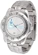 Citadel Bulldogs Suntime Mens Sports Watch w/ Steel Band - NCAA College Athletics