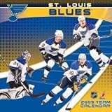 ST. LOUIS BLUES 2009 NHL Monthly 12 X 12 WALL CALENDAR