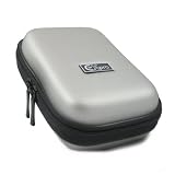 Ex-Pro® Silver Hard Clam Shock proof water resistant Digital Camera Case Bag CR9159I for Casio Exilim EX-FH100, EX-H5, EX-H20G, EX-ZR10, EX-ZR100