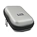 Ex-Pro® Silver Hard Clam Shock proof water resistant Digital Camera Case Bag CR91510J for Sony Cyber-Shot DSC-H55, DSC-H70, DSC-HX5, DSC-HX9, DSC-T11