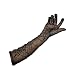 Black Spider Web Gloves ~ Halloween Costume Accessories (STC12001)