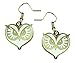 Fantastic Beasts Owl Face Earrings (antique brass plated)