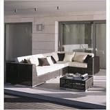 Soho Wicker Sectional Deep Seating Group Fabric: SU-701