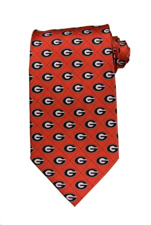 University of Georgia Bulldogs 1 Tone G Necktie