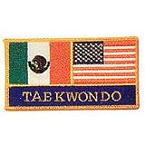 Mexico USA Taekwondo Patch