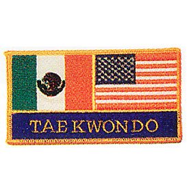 Mexico USA Taekwondo Patch