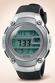 Round Face Water Resistant Digital Watch