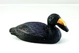 New Dolls House Accessory Black Scoter Bird Duck 328