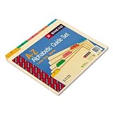 Smead Guide Set, Letter, 25 Divisions, A-Z Fused Tab, 1 Set (50180)