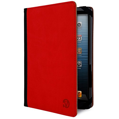 VanGoddy Mary Leather Folio Carrying Case for Insignia 8-inch Android & Windows Tablets (Red & Black) VanGoddy Mary Leather Folio Carrying Case for Insignia 8-inch Android & Windows Tablets (Red & Black)