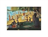 Sunday Afternoon on the Island of La Grande Jatte , 1884-1886 by Georges Seurat,14 in. x 11 in.