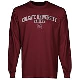 NCAA Colgate Raiders Team Arch Long Sleeve T-Shirt - Maroon
