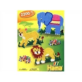 Hama Beads Wild Animals Hanging Box