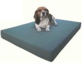 37"X27"X4" MEDIUM LARGE Waterproof Orthopedic Memory Foam Pad Pet Dog Bed with Durable External Canvas cover