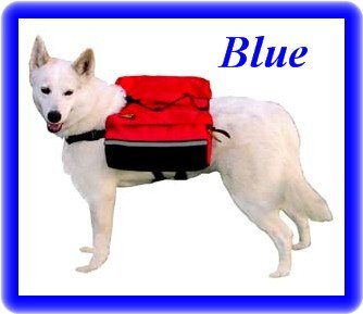 MEDIUM - BLUE - Outward Hound Quick-Release Dog Backpack