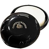 Black Shave Soap Bowl with Soap