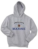 Personalized Marine Wife Adult Hooded Sweatshirt