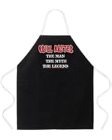 Attitude Apron Grill Master Apron, Black, One Size Fits Most