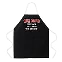 Attitude Apron Grill Master Apron, Black, One Size Fits Most