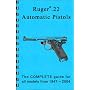 Ruger .22 Pistols, Standard, Mark I, II, and 22/45 (Ruger Complete Series)
