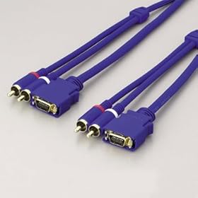 【クリックで詳細表示】ELECOM D端子コード(ピンプラグ付)