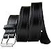 Hypoallergenic Black Belt with Rope Design - 40