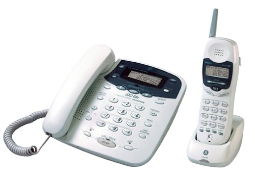 GE 27958GE1 2.4 GHz Analog Cordless Speakerphone with Answering System and Caller ID