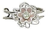 Pilgrim Damen-Zehenring Flower Two Versilbert, Pastell 476-707