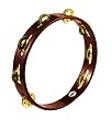 Meinl tambourine, wood, brass jingles, 1 row