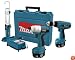 Makita 6935FDWDEX 14.4-Volt NiMH Cordless Impact Driver Kit with 6337 MForce Drill and ML143 Fluorescent Work Light