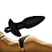 Zabrina Anal Pleasure Butt Plug Vibrating Vibrator 10 Mode Bulbs Probe Funny Toy Adult Romance Games (Black)