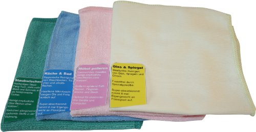 3k A111122 Microfasertuch Set, 4tlg. 30 x 30 cm Preisvergleich