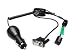 Garmin E3C compatible eTrex, eMap 12v Power PC Combo Cable