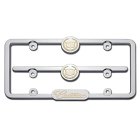 Cruiser Accessories 10200 Emblem Kit, Cadillac, Chrome/24 Karat Gold