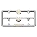 Cruiser Accessories 10200 Emblem Kit, Cadillac, Chrome/24 Karat Gold