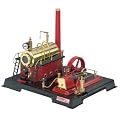 Wilesco 21 - Dampfmaschine D21 500 ml Kesselinhalt, inkl. Sicherheits-Ventil, Manometer und Dom-Pfeife