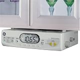 GE 74235 Spacemaker AM/FM/TV Band Under-Counter Clock Radio