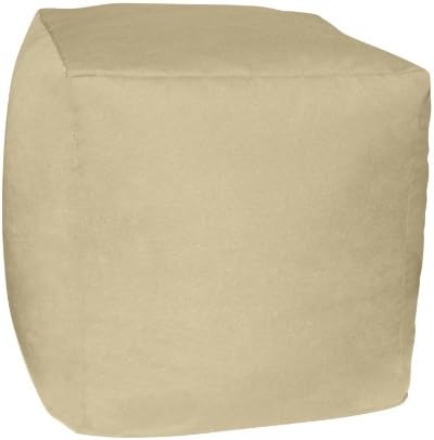 Paradise Cushions Indoor/Outdoor Square Pouf Cushion, Sand