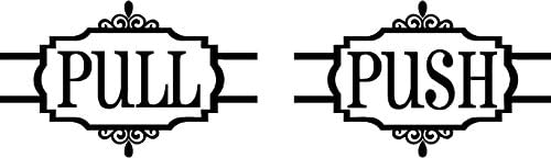 Push Pull Door Office Business Work Vinyl Wall Art vinyl wall lettering words sticky art home decor quotes stickers decals