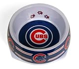 Chicago Cubs MLB Dog Bowl Size Large